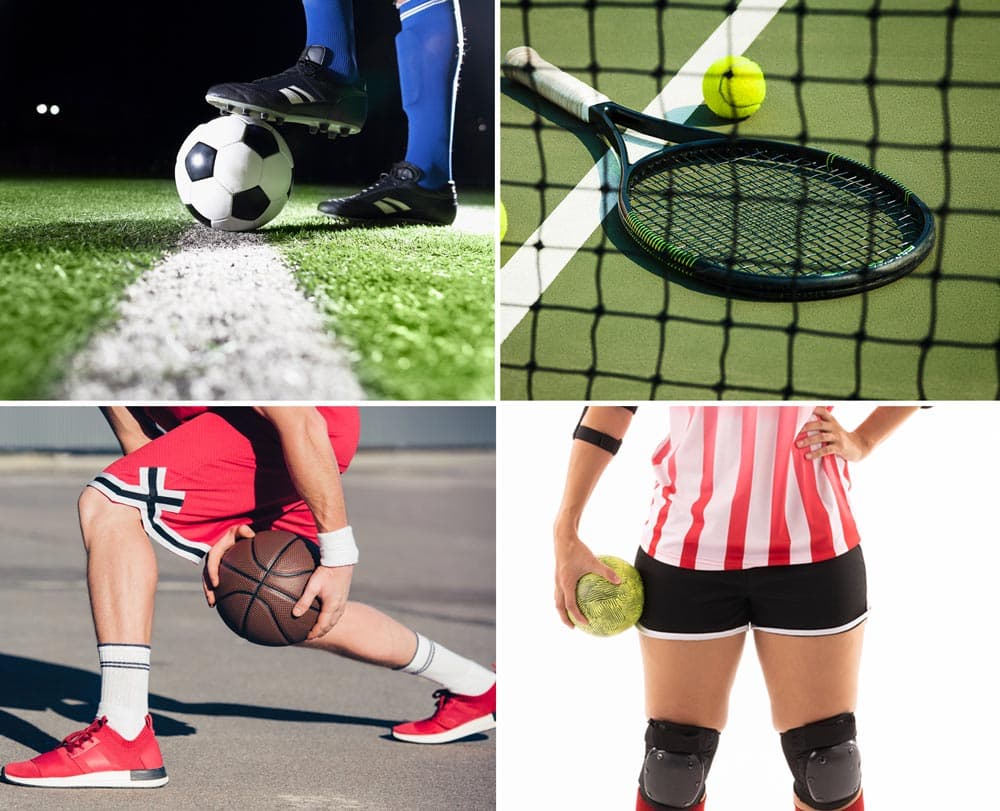 Oprema za nogomet, tenis, rukomet i druge sportove